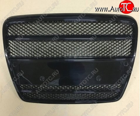 4 399 р. Решётка радиатора CT Audi A6 C6 дорестайлинг, седан (2004-2008) (Неокрашенная)  с доставкой в г. Чебоксары