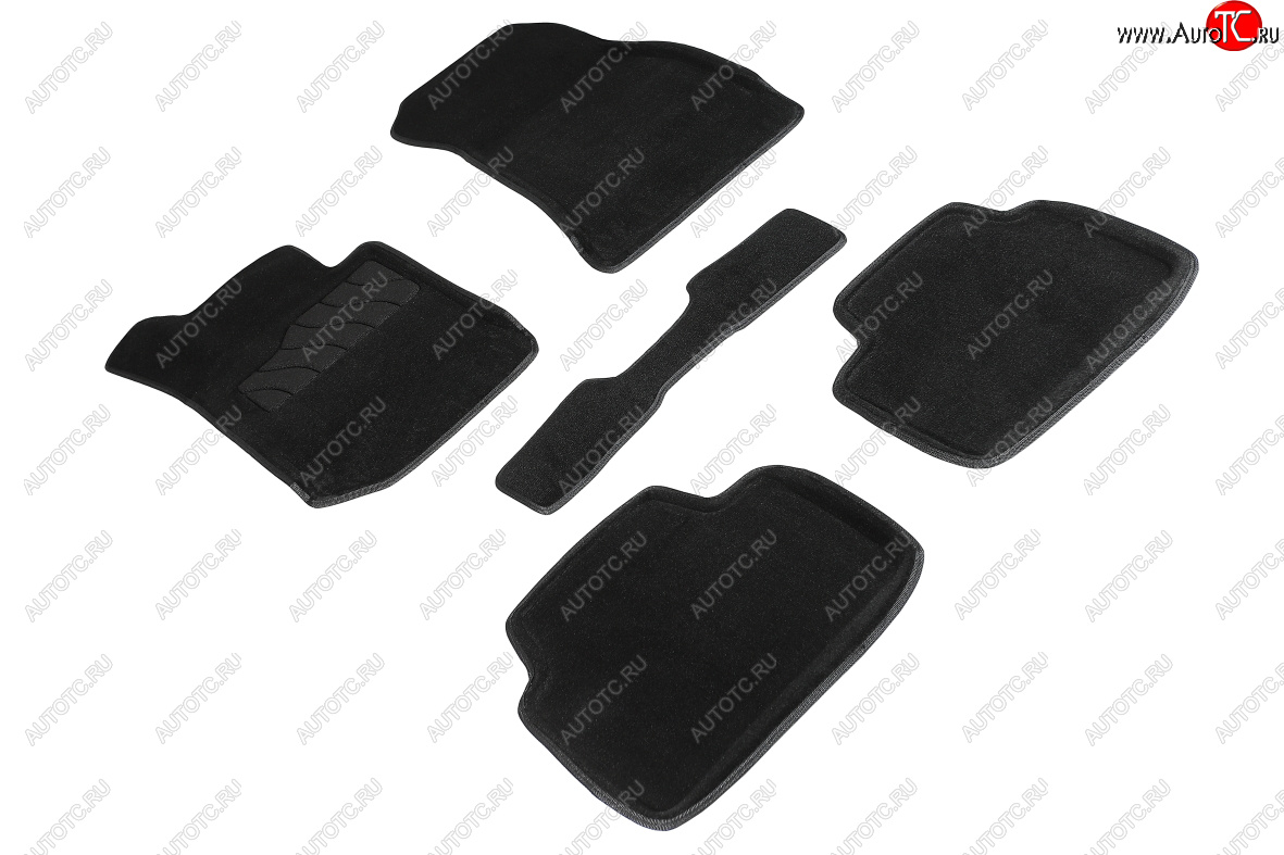 5 699 р. Коврики в салон SEINTEX 3D ВОРС (комплект, 4WD) BMW 3 серия G20 седан (2018-2022) (Цвет: черный)  с доставкой в г. Чебоксары