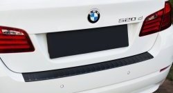 1 749 р. Накладка на задний бампер RA  BMW 5 серия  F10 (2009-2013) седан дорестайлинг (Поверхность шагрень)  с доставкой в г. Чебоксары. Увеличить фотографию 2