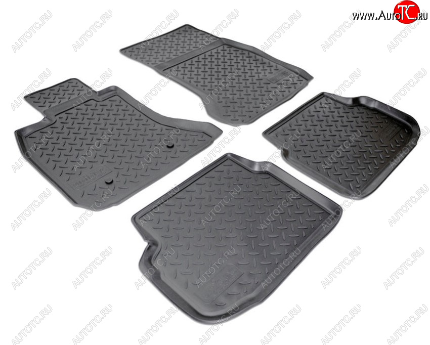 3 299 р. Комплект ковриков в салон Norplast Unidec BMW 7 серия F01-F04 седан (2008-2015) (Цвет: черный)  с доставкой в г. Чебоксары