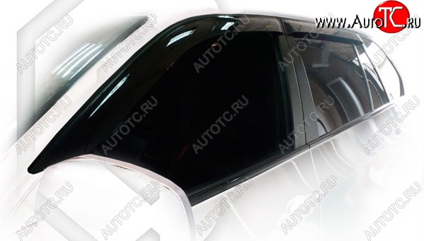2 199 р. Дефлектора окон CA-Plastic BMW X5 E70 рестайлинг (2010-2013) (Classic полупрозрачный, Без хром.молдинга)  с доставкой в г. Чебоксары
