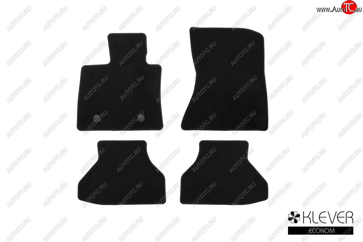 4 849 р. Текстильные коврики салона Klever Econom BMW X5 E70 дорестайлинг (2006-2010) (Черные)  с доставкой в г. Чебоксары