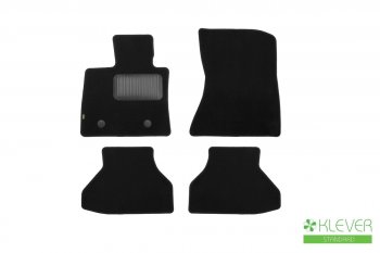 Текстильные коврики салона Klever Standart BMW X6  E71 (2008-2012) дорестайлинг (Цвет: черный)
