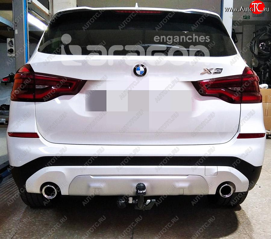 22 699 р. Фаркоп Aragon BMW X4 G02 дорестайлинг (2018-2021) (тип шара S (горизонтальный, легкосъемный))  с доставкой в г. Чебоксары