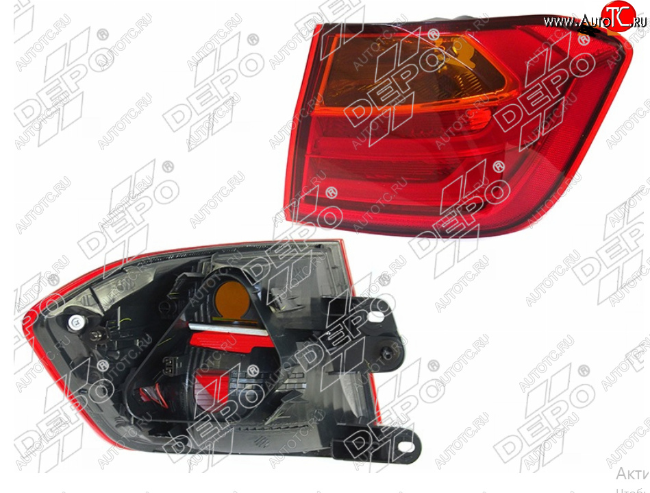 10 699 р. Правый фонарь задний (LED) DEPO BMW 3 серия F30 седан дорестайлинг (2012-2015)  с доставкой в г. Чебоксары