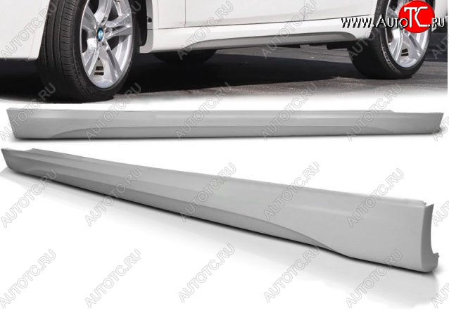 16 149 р. Пороги накладки M-pakiet BMW X1 E84 (2009-2015) (Неокрашенные)  с доставкой в г. Чебоксары