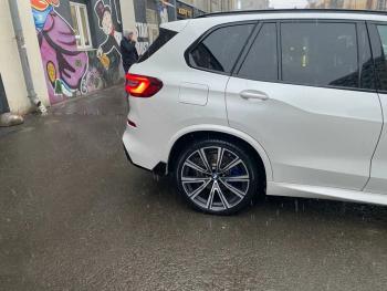 22 999 р. Диффузор заднего бампера М-Perfomance с элеронами  BMW X5  G05 (2018-2022) (цвет: черный глянец)  с доставкой в г. Чебоксары. Увеличить фотографию 3