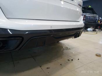 22 999 р. Диффузор заднего бампера М-Perfomance с элеронами  BMW X5  G05 (2018-2022) (цвет: черный глянец)  с доставкой в г. Чебоксары. Увеличить фотографию 4