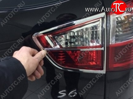 4 299 р. Накладки на фонари СТ BYD S6 (2011-2017) (Неокрашенные)  с доставкой в г. Чебоксары
