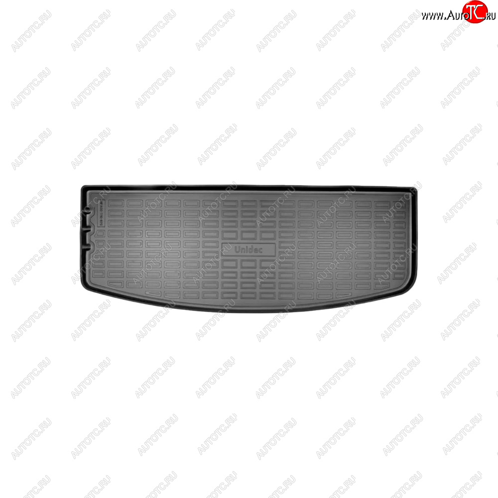 1 199 р. Коврик багажника Norplast Unidec (разложенный 3-й ряд) Cadillac XT6 C1TL (2019-2025) (Цвет: черный)  с доставкой в г. Чебоксары