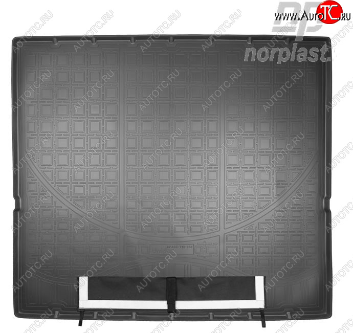3 689 р. Коврик багажника Norplast (сложенный 3 ряд) Chevrolet Tahoe K2UC (2014-2021) (Черный, с погрузочным ковриком (фартуком))  с доставкой в г. Чебоксары