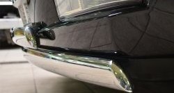 19 999 р. Защита переднего бампера (2 трубыØ75х42 мм, нержавейка) Russtal Cadillac Escalade GMT926 джип 5 дв. короткая база (2006-2014)  с доставкой в г. Чебоксары. Увеличить фотографию 3