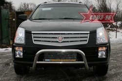 18 629 р. Решётка передняя мини d 60 низкая  Cadillac SRX (2004-2009)  с доставкой в г. Чебоксары. Увеличить фотографию 2