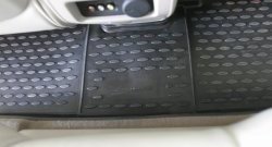 4 849 р. Коврики в салон Element 4 шт. (полиуретан)  Cadillac SRX (2010-2012) дорестайлинг (Черные)  с доставкой в г. Чебоксары. Увеличить фотографию 2