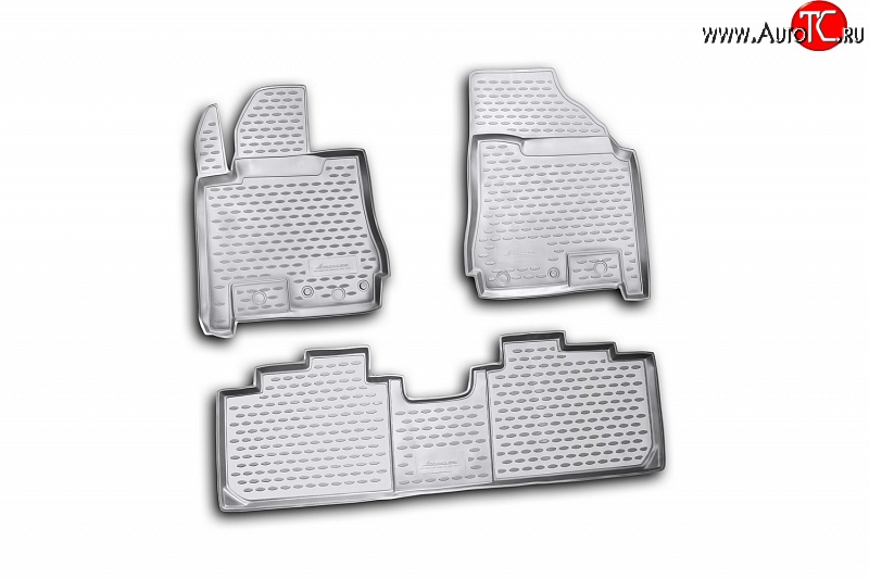 4 849 р. Коврики в салон Element 4 шт. (полиуретан)  Cadillac SRX (2010-2012) дорестайлинг (Черные)  с доставкой в г. Чебоксары