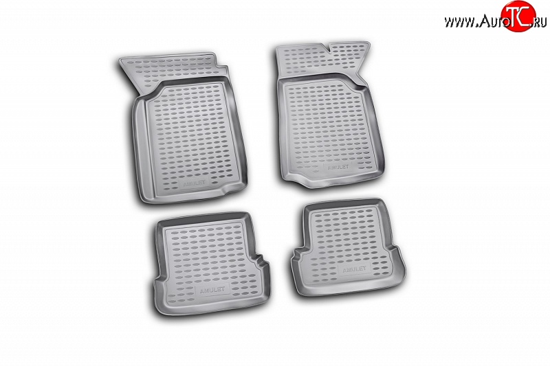 2 379 р. Коврики в салон (седан) Element 4 шт. (полиуретан)  Chery Amulet (Corda)  A15 (2003-2010) лифтбэк  с доставкой в г. Чебоксары
