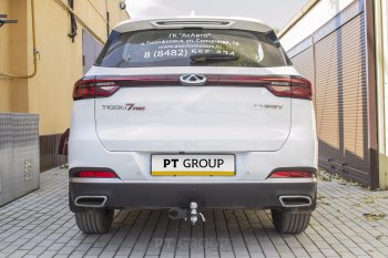 13 999 р. Фаркоп PT GROUP /съемный квадрат/ EXEED LX 2021- / CHERY Tiggo 7 Pro 2021- / CHERY Tiggo 7 Pro Max 2022- EXEED LX 2-ой рестайлинг (2022-2025)  с доставкой в г. Чебоксары. Увеличить фотографию 3