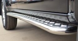 24 649 р. Широкая защита порогов SLITKOFF  Chevrolet Trailblazer  GM800 (2012-2016) дорестайлинг  с доставкой в г. Чебоксары. Увеличить фотографию 3