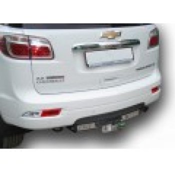 13 599 р. Фаркоп Лидер Плюс (съемный шар тип F, с нержавеющей пластиной) Chevrolet Trailblazer GM800 рестайлинг (2016-2020) (Без электропакета)  с доставкой в г. Чебоксары. Увеличить фотографию 3