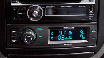 13 449 р. Бортовой компьютер с синей подсветкой Gamma GF 241  Chevrolet Aveo ( T200,  T250,  T300) - Rezzo  с доставкой в г. Чебоксары. Увеличить фотографию 2
