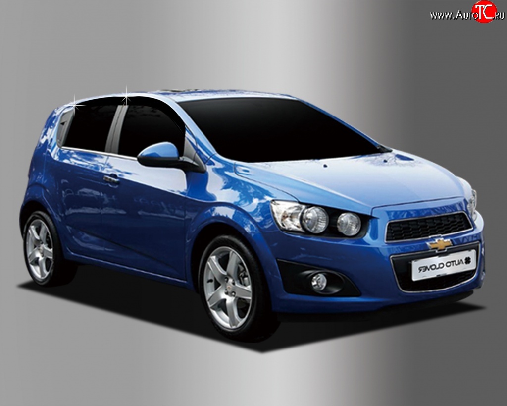 899 р. Дефлектора окон Avtoclover Chevrolet Aveo T300 хэтчбек (2011-2015)  с доставкой в г. Чебоксары