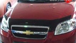 Дефлектор капота NovLine Chevrolet Aveo  T250 (2006-2011), ЗАЗ Vida (2012-2018)