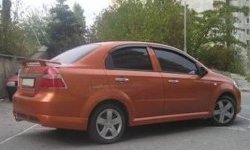 5 099 р. Пороги накладки CT v2 Chevrolet Aveo T250 седан рестайлинг (2006-2011) (Неокрашенные)  с доставкой в г. Чебоксары. Увеличить фотографию 3