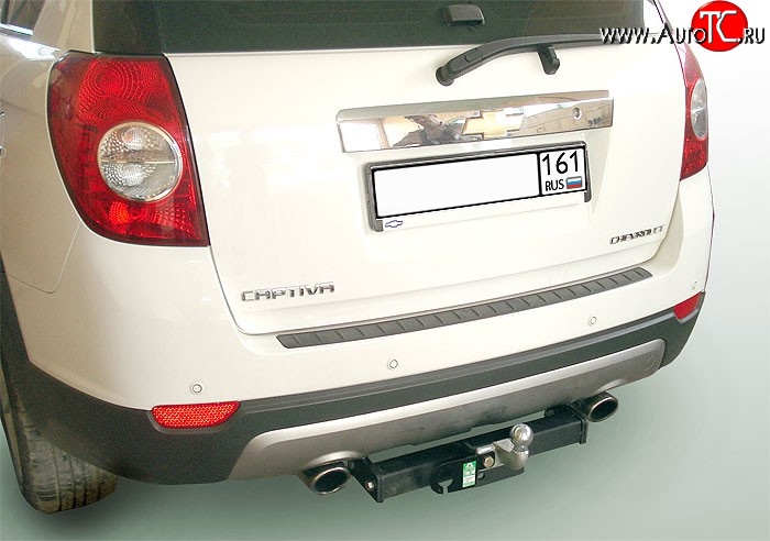 8 599 р. Фаркоп Лидер Плюс (до 1500 кг) Chevrolet Captiva  дорестайлинг (2006-2011) (Без электропакета)  с доставкой в г. Чебоксары