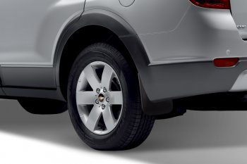 4 799 р. Брызговики задние Frosch  Chevrolet Captiva (2013-2016) 2-ой рестайлинг  с доставкой в г. Чебоксары. Увеличить фотографию 2