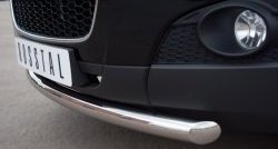15 349 р. Одинарная защита переднего бампера диаметром 63 мм SLITKOFF  Chevrolet Captiva (2011-2013) 1-ый рестайлинг  с доставкой в г. Чебоксары. Увеличить фотографию 3