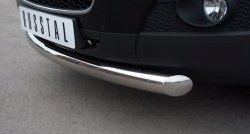 15 549 р. Одинарная защита переднего бампера диаметром 76 мм SLITKOFF  Chevrolet Captiva (2011-2013) 1-ый рестайлинг  с доставкой в г. Чебоксары. Увеличить фотографию 3