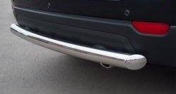 15 549 р. Одинарная защита заднего бампера из трубы диаметром 76 мм SLITKOFF  Chevrolet Captiva (2011-2013) 1-ый рестайлинг  с доставкой в г. Чебоксары. Увеличить фотографию 3