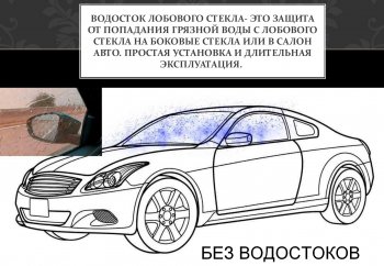1 699 р. Водостоки лобового стекла Стрелка 11 Chevrolet Cobalt седан 1-ый рестайлинг (2016-2019)  с доставкой в г. Чебоксары. Увеличить фотографию 6