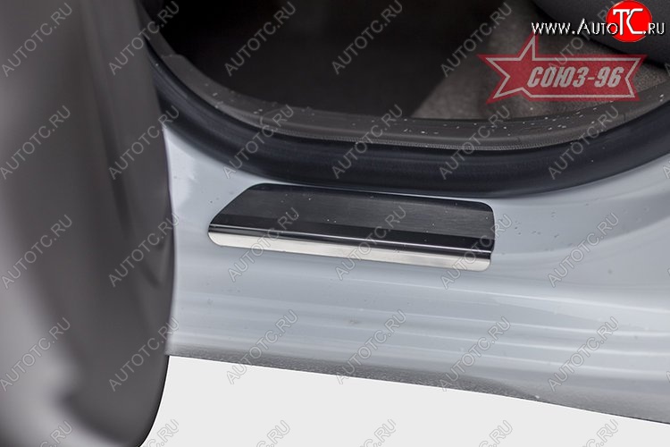 2 384 р. Накладки на внутренние пороги Souz-96  Chevrolet Cobalt (2011-2016) седан дорестайлинг  с доставкой в г. Чебоксары