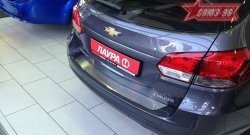 1 484 р. Накладка на задний бампер Souz-96  Chevrolet Cruze ( HR51S,HR81S,  J305) (2001-2012) хэтчбек (Япония), хэтчбек дорестайлинг  с доставкой в г. Чебоксары. Увеличить фотографию 2
