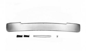 Сетка в воздухозаборник бампера Arbori (15 мм) Chevrolet Cruze ( J300,  J308,  J305) (2012-2015) седан рестайлинг, универсал рестайлинг, хэтчбек рестайлинг (Хром)