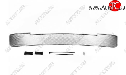 1 689 р. Сетка в воздухозаборник бампера Arbori (15 мм)  Chevrolet Cruze ( J300,  J308,  J305) (2012-2015) седан рестайлинг, универсал рестайлинг, хэтчбек рестайлинг (Хром)  с доставкой в г. Чебоксары