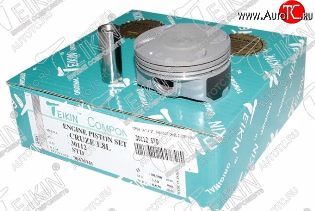 6 949 р. Комплект поршней с пальцами TEIKIN (Ø мм, Z18XER/X18D4 1,8) Chevrolet Cruze J308 универсал рестайлинг (2012-2015)  с доставкой в г. Чебоксары