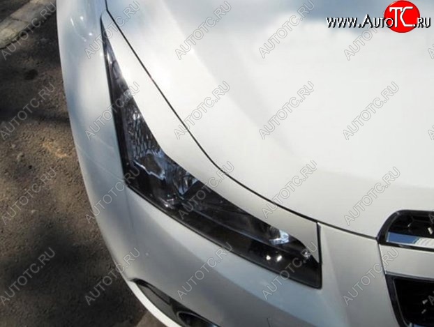 999 р. Реснички на фары RS-style Chevrolet Cruze J305 хэтчбек дорестайлинг (2009-2012) (Неокрашенные)  с доставкой в г. Чебоксары