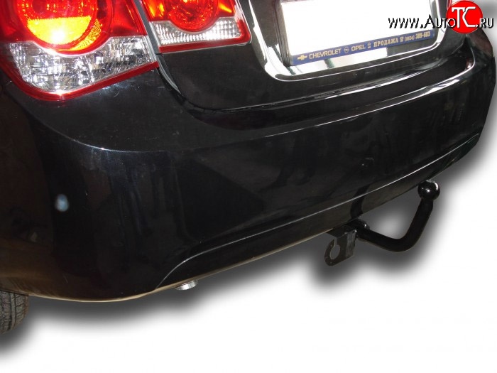7 749 р. Фаркоп Лидер Плюс Chevrolet Cruze J300 седан дорестайлинг (2009-2012) (Без электропакета)  с доставкой в г. Чебоксары
