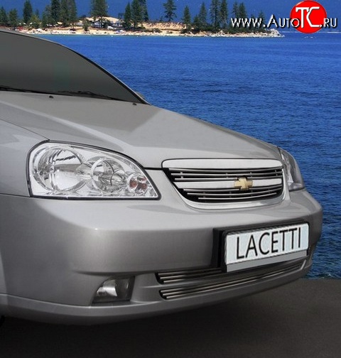 215 р. Декоративные вставки воздухозаборника Souz-96  Chevrolet Lacetti ( седан,  универсал) (2002-2013)  с доставкой в г. Чебоксары