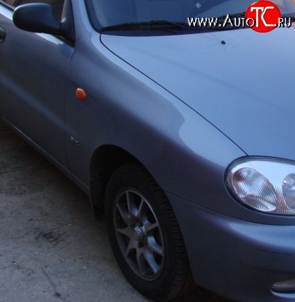 6 199 р. Переднее правое крыло Стандартное Daewoo Lanos T100 дорестайлинг, седан (1997-2002) (Окрашенное)  с доставкой в г. Чебоксары