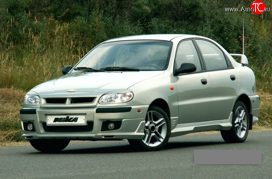 1 849 р. Решётка радиатора Nika Daewoo Sense Т100 седан (1997-2008) (Неокрашенная)  с доставкой в г. Чебоксары