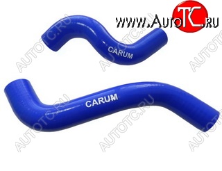 1 299 р. Патрубки радиатора (силикон) CARUM Лада Нива Трэвел (212300-80) (2021-2025) (комплект 2 шт.)  с доставкой в г. Чебоксары