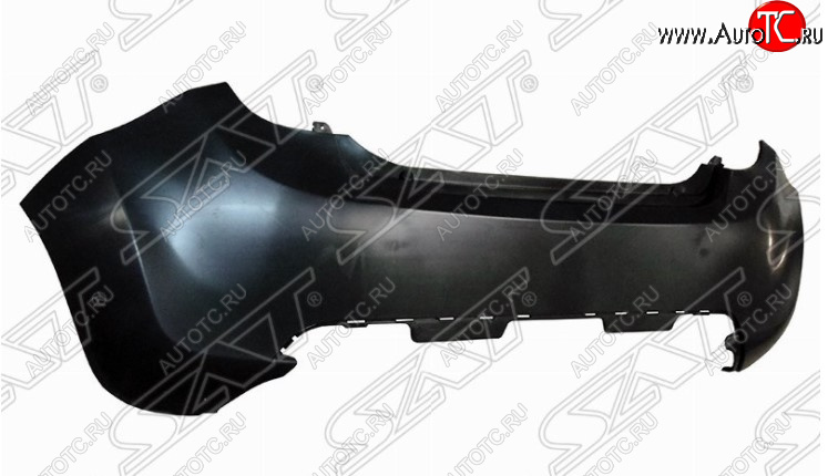 6 199 р. Задний бампер SAT Chevrolet Spark M300 дорестайлинг (2010-2015) (Неокрашенный)  с доставкой в г. Чебоксары