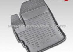 3 389 р. Коврики в салон Element 4 шт. (полиуретан)  Chevrolet Spark  M300 (2010-2015) дорестайлинг  с доставкой в г. Чебоксары. Увеличить фотографию 2