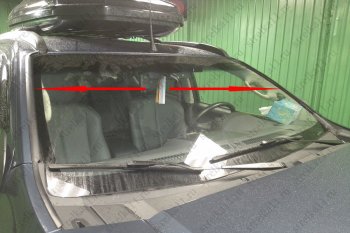 1 699 р. Водостоки лобового стекла Стрелка 11 Chevrolet Trailblazer GM800 дорестайлинг (2012-2016)  с доставкой в г. Чебоксары. Увеличить фотографию 4