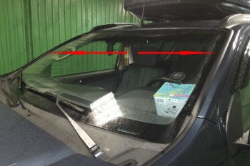 1 699 р. Водостоки лобового стекла Стрелка 11 Chevrolet Trailblazer GM800 дорестайлинг (2012-2016)  с доставкой в г. Чебоксары. Увеличить фотографию 2