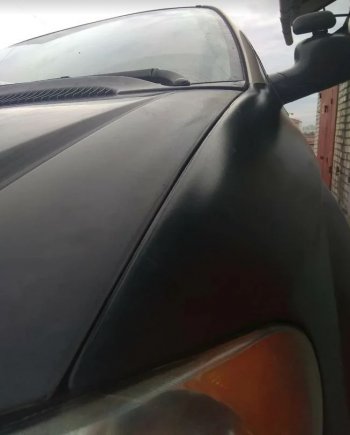 8 489 р. Переднее левое крыло (стеклопластик) Fiberplast Chrysler Voyager RG минивэн дорестайлинг (2000-2004)  с доставкой в г. Чебоксары. Увеличить фотографию 3