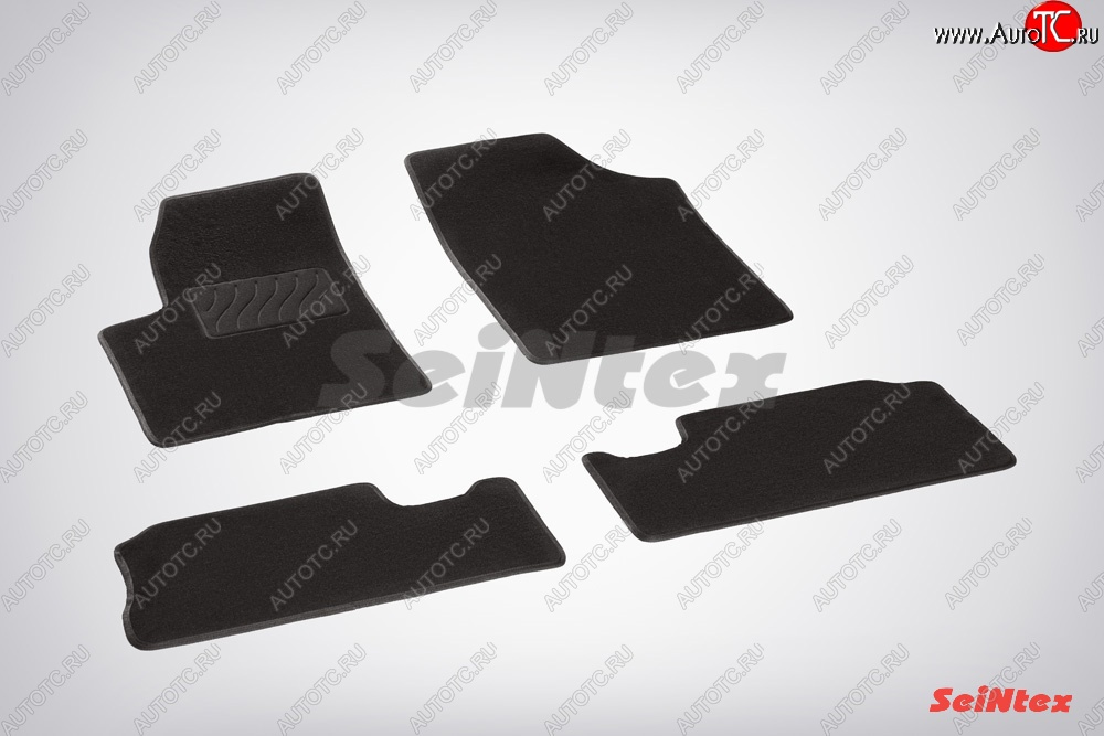 3 399 р. Износостойкие коврики в салон SeiNtex Premium LUX 4 шт. (ворсовые) CITROEN Berlingo M59 рестайлинг (2002-2012)  с доставкой в г. Чебоксары